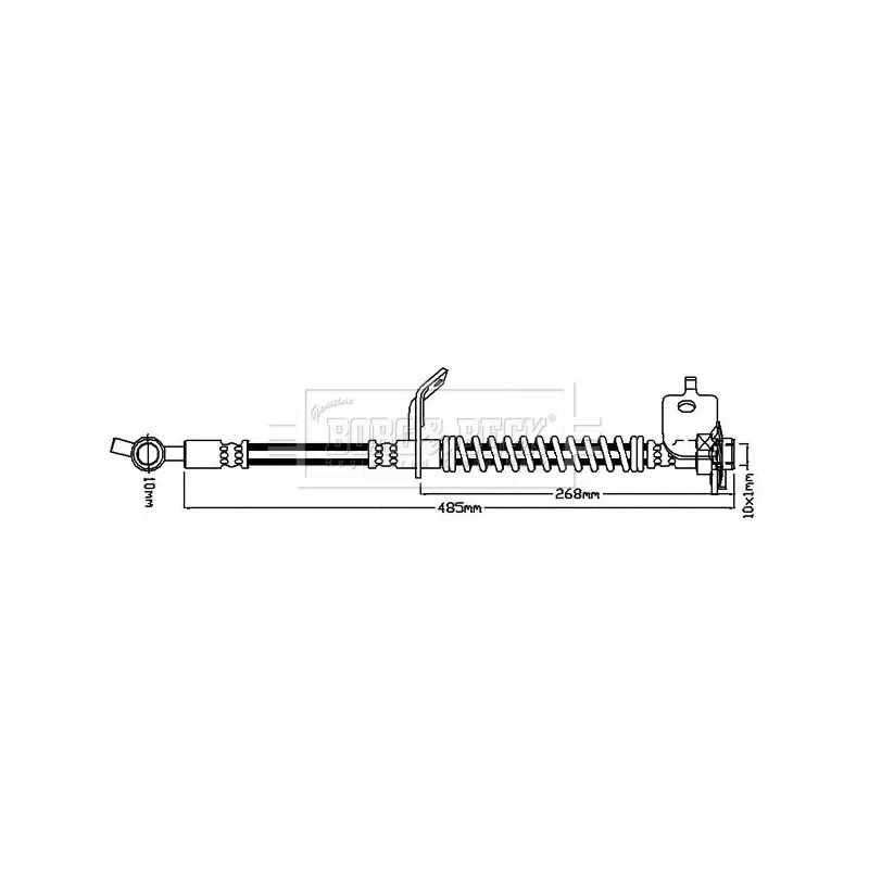 Flexible de frein BORG & BECK BBH8517