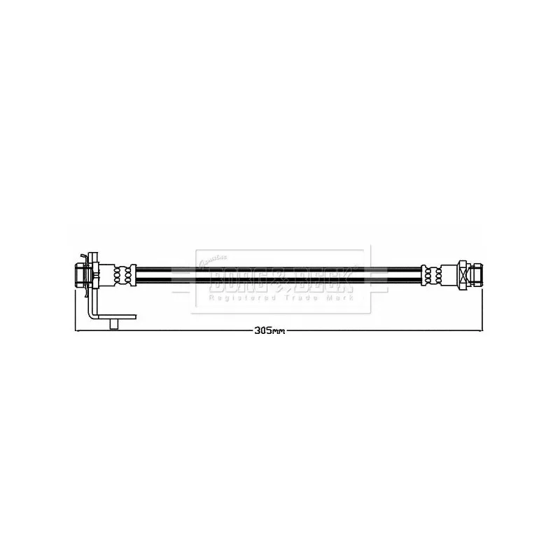 Flexible de frein BORG & BECK BBH8524