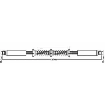 Flexible de frein BORG & BECK BBH8525