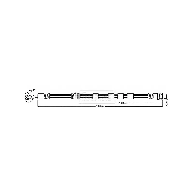 Flexible de frein BORG & BECK BBH8528