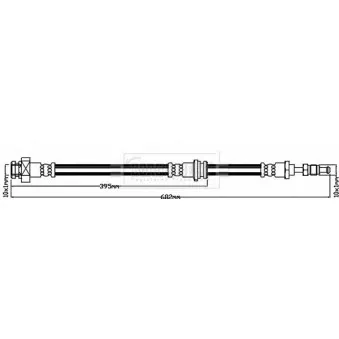 Flexible de frein BORG & BECK BBH8530
