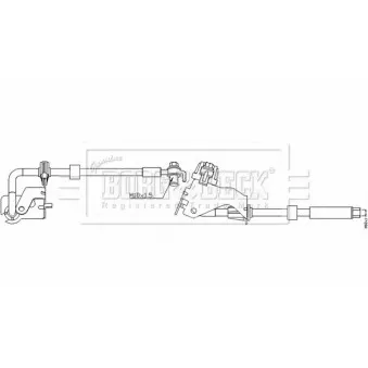 Flexible de frein BORG & BECK BBH8535