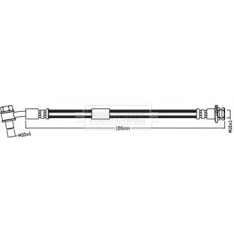 Flexible de frein BORG & BECK BBH8541