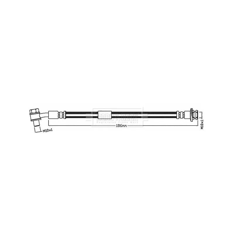 Flexible de frein BORG & BECK BBH8541