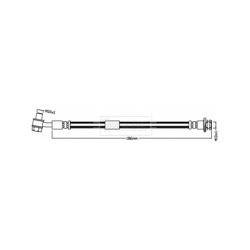Flexible de frein BORG & BECK BBH8542