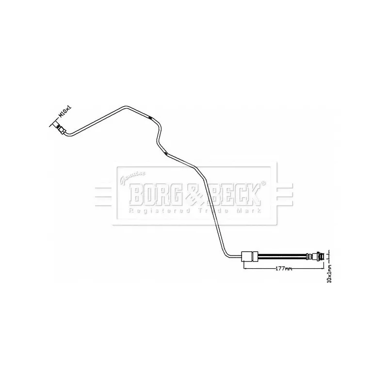 Flexible de frein BORG & BECK BBH8552