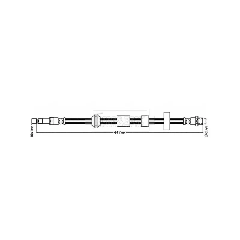 Flexible de frein BORG & BECK BBH8555