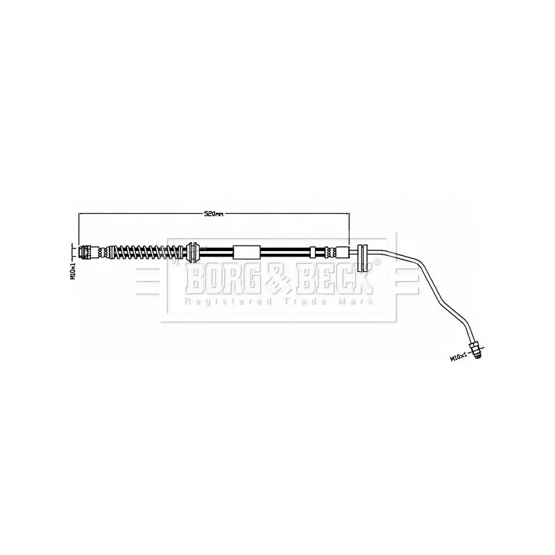 Flexible de frein BORG & BECK BBH8558