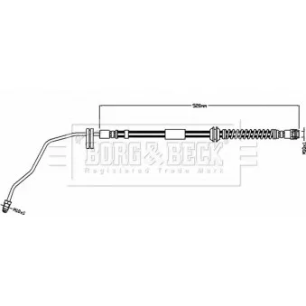 Flexible de frein BORG & BECK BBH8559