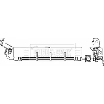 Flexible de frein BORG & BECK BBH8565