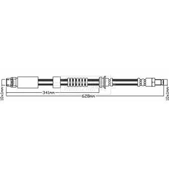 Flexible de frein BORG & BECK BBH8567
