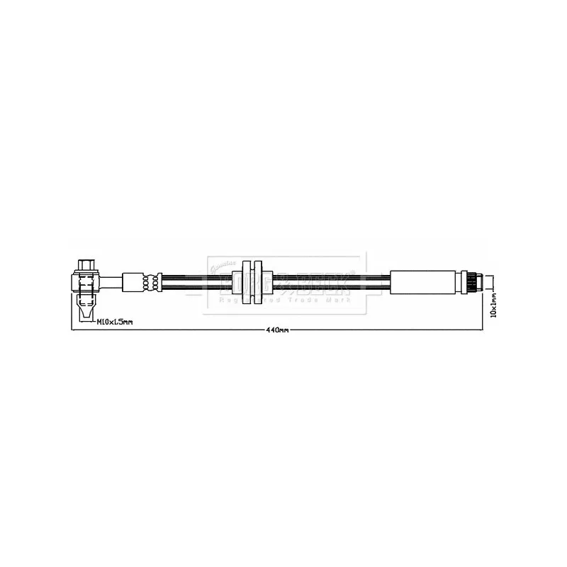 Flexible de frein BORG & BECK BBH8568