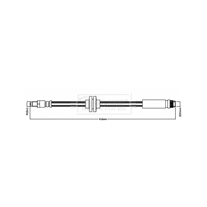Flexible de frein BORG & BECK BBH8569