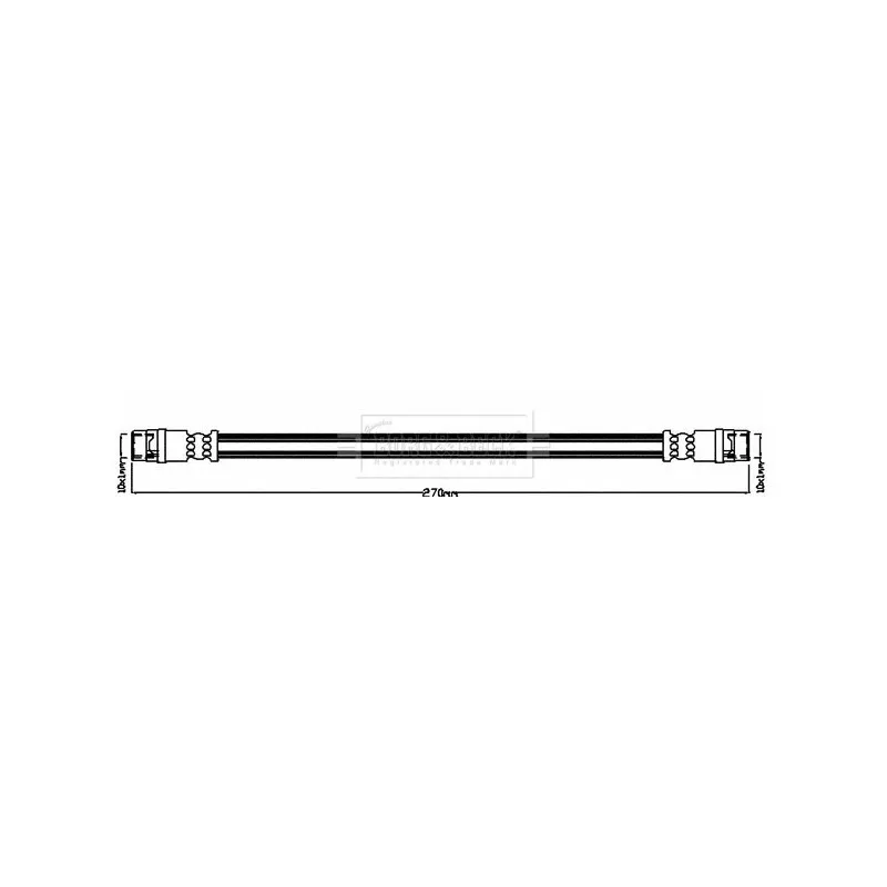 Flexible de frein BORG & BECK BBH8570