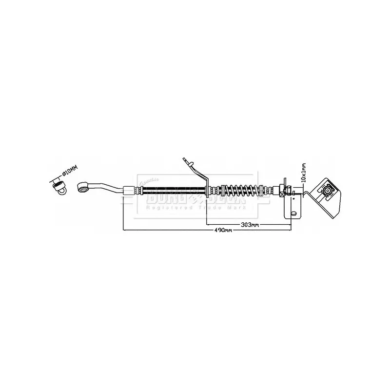 Flexible de frein BORG & BECK BBH8577