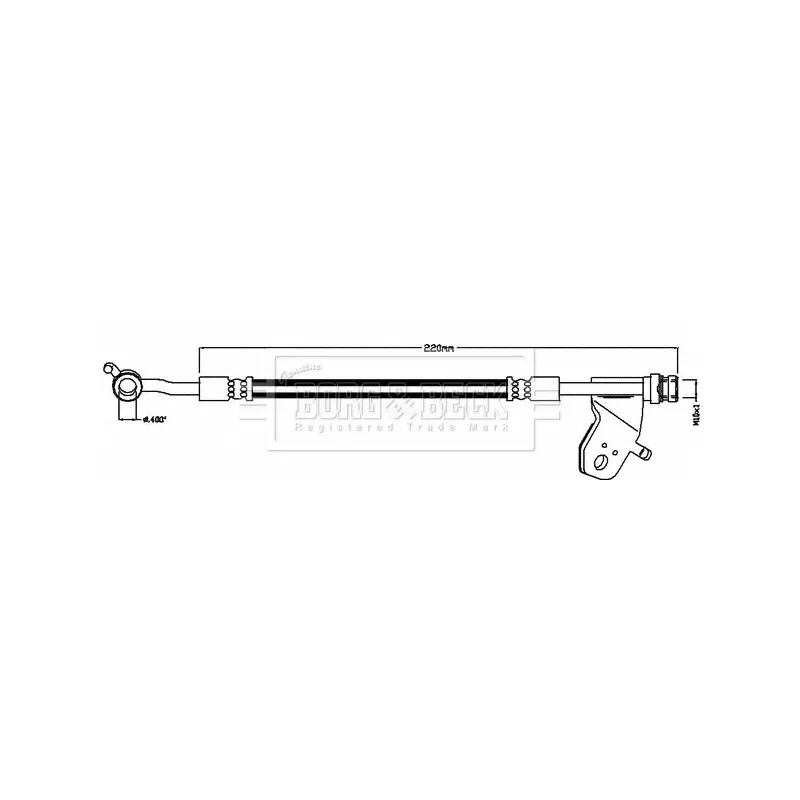 Flexible de frein BORG & BECK BBH8578