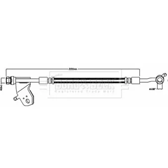 Flexible de frein BORG & BECK BBH8579