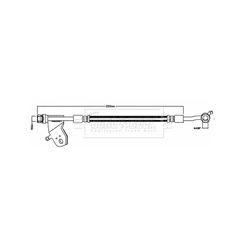 Flexible de frein BORG & BECK BBH8579