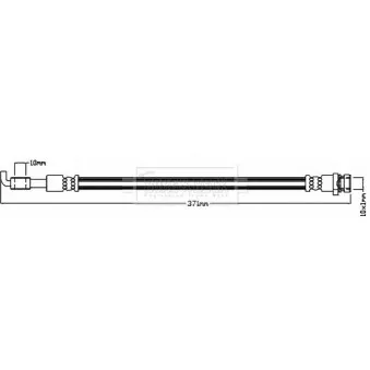 Flexible de frein BORG & BECK BBH8583