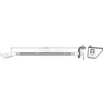 Flexible de frein BORG & BECK BBH8584