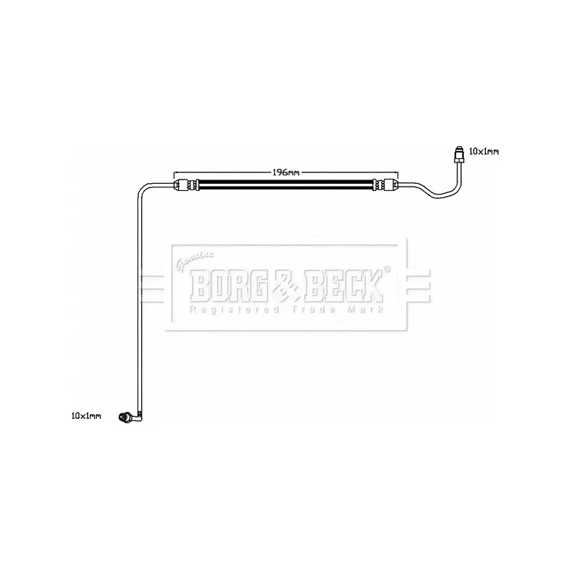 Flexible de frein BORG & BECK BBH8590