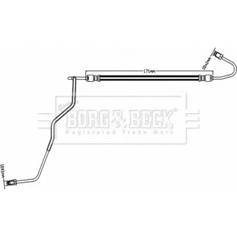 Flexible de frein BORG & BECK BBH8591