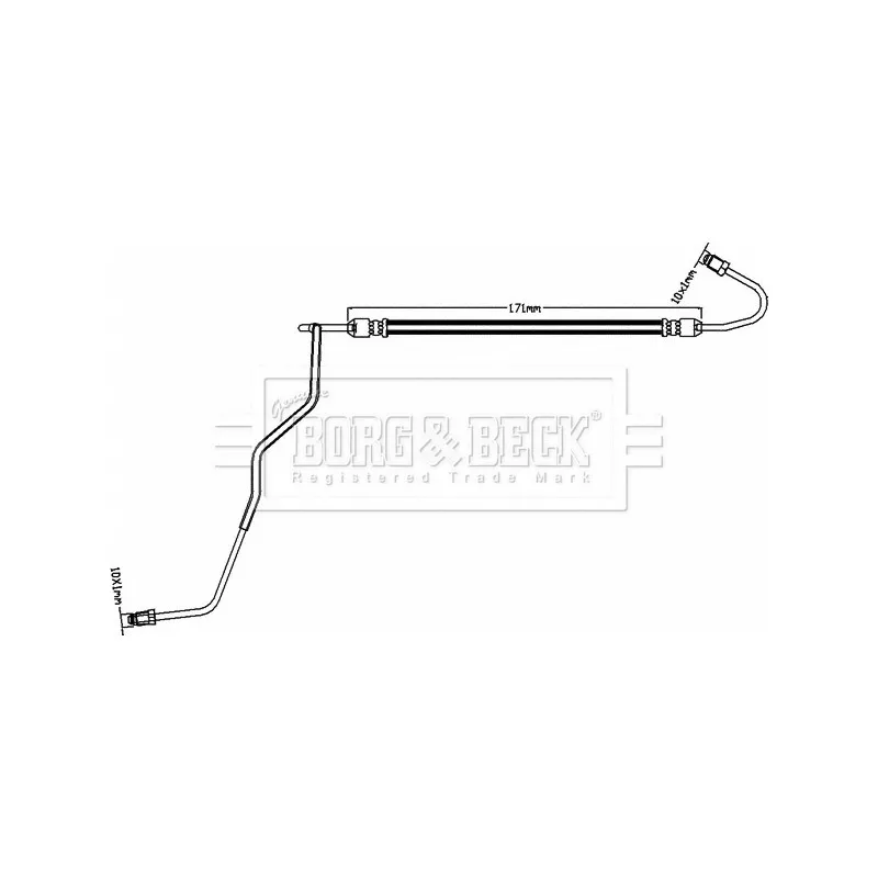 Flexible de frein BORG & BECK BBH8591