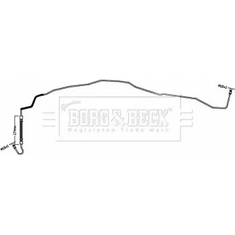 Flexible de frein BORG & BECK BBH8593
