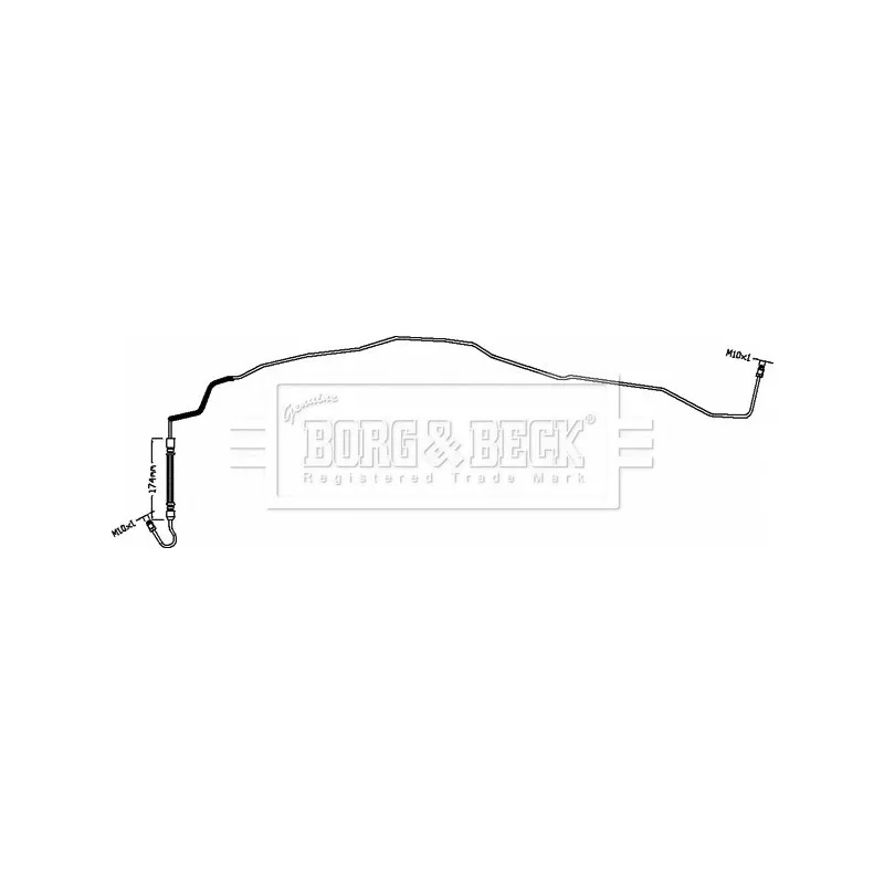 Flexible de frein BORG & BECK BBH8593