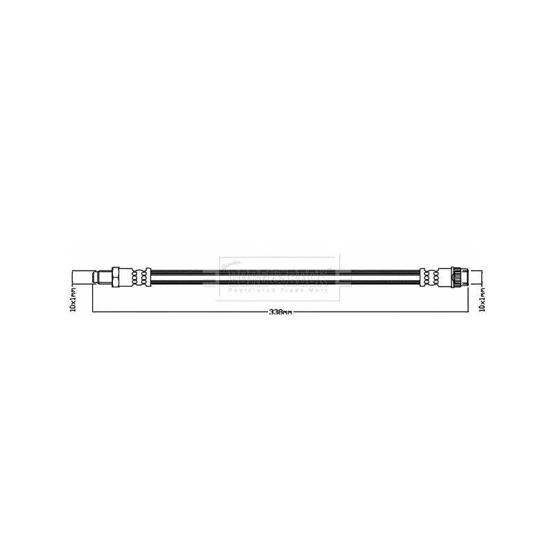 Flexible de frein BORG & BECK BBH8594