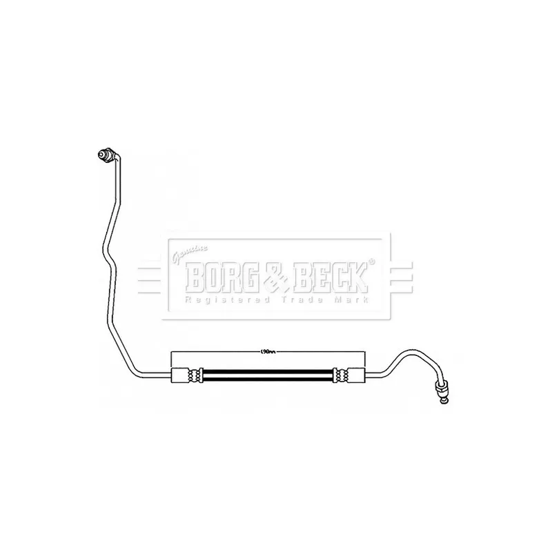 Flexible de frein BORG & BECK BBH8596