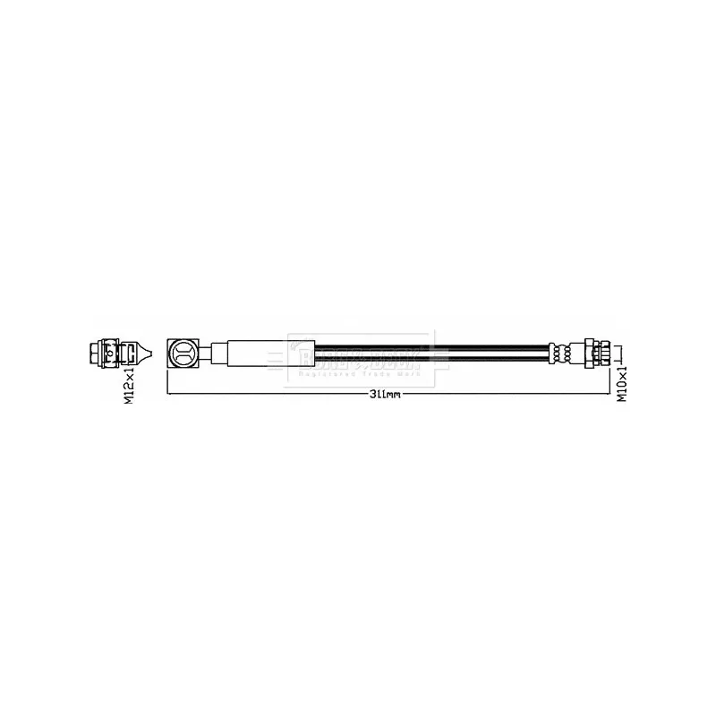 Flexible de frein BORG & BECK BBH8598