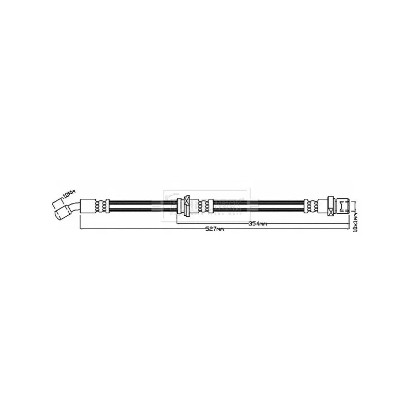 Flexible de frein BORG & BECK BBH8599
