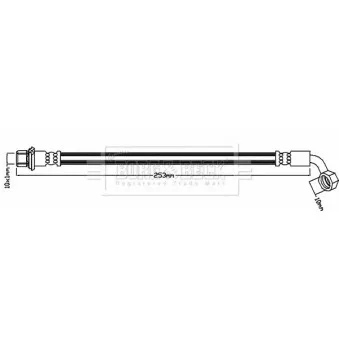 Flexible de frein BORG & BECK BBH8605