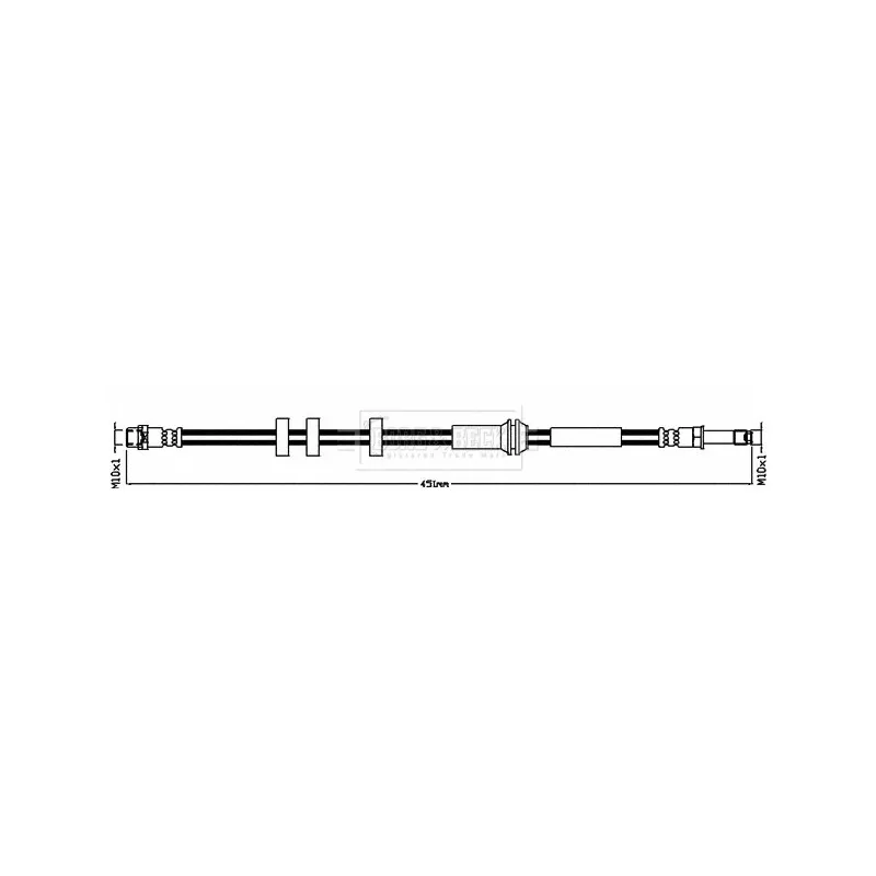 Flexible de frein BORG & BECK BBH8609