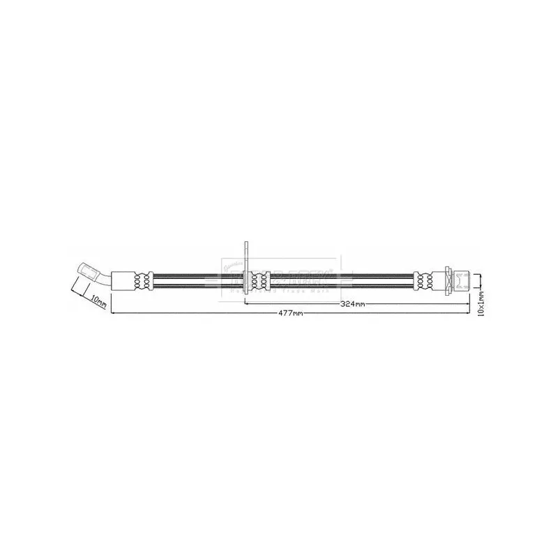 Flexible de frein BORG & BECK BBH8621