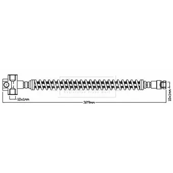 Flexible de frein BORG & BECK BBH8626