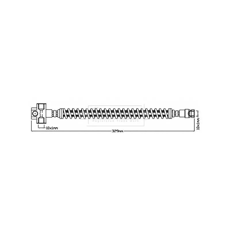 Flexible de frein BORG & BECK BBH8626