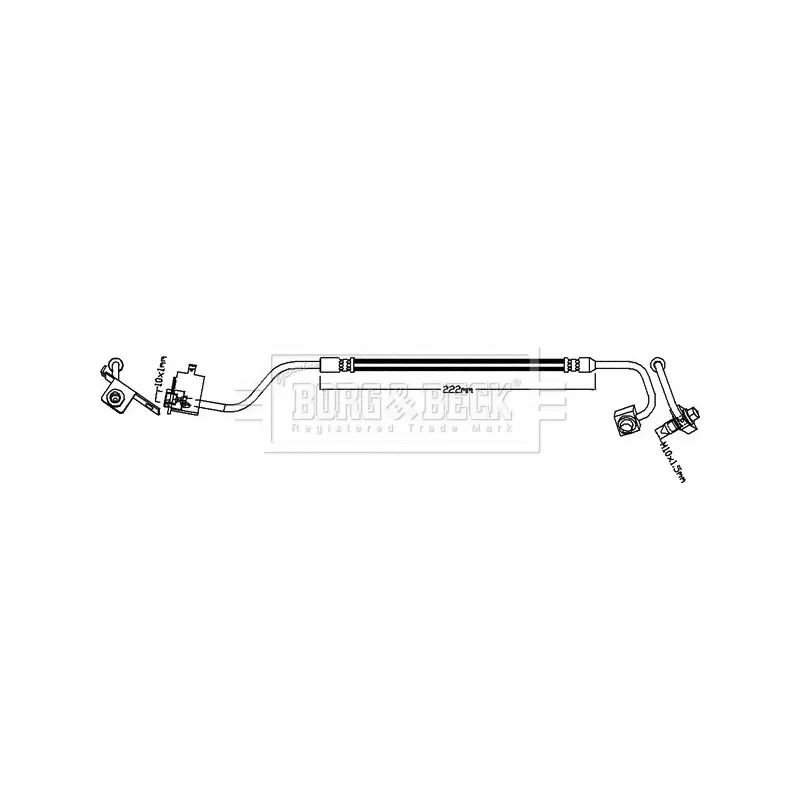 Flexible de frein BORG & BECK BBH8629