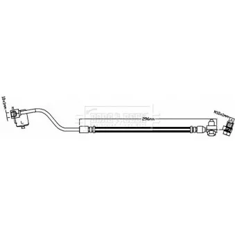 Flexible de frein BORG & BECK BBH8631