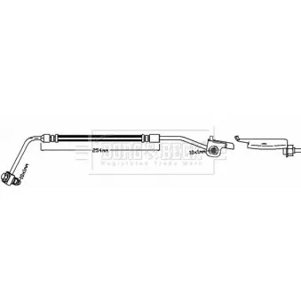 Flexible de frein BORG & BECK BBH8632