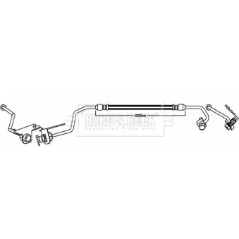 Flexible de frein BORG & BECK BBH8633