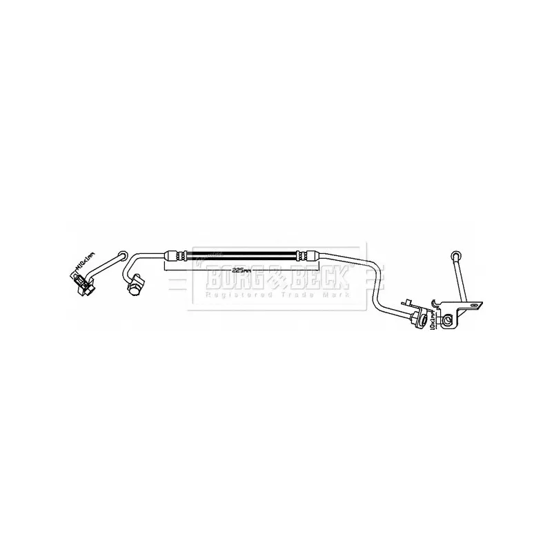 Flexible de frein BORG & BECK BBH8634