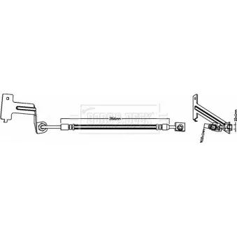 Flexible de frein BORG & BECK