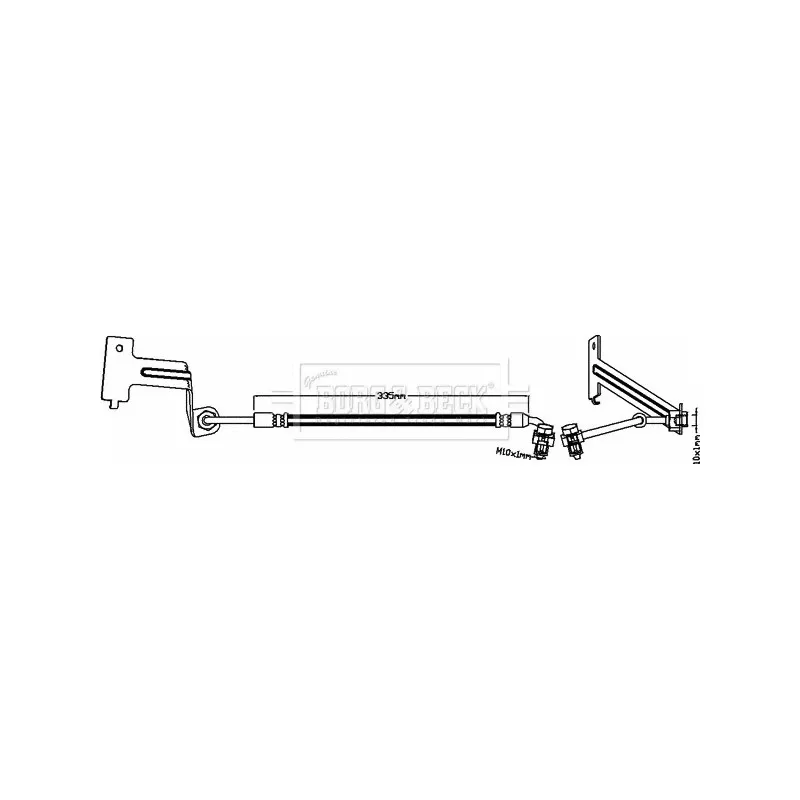 Flexible de frein BORG & BECK BBH8638