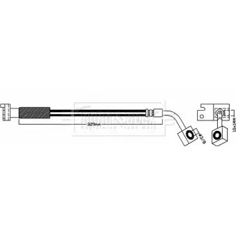 Flexible de frein BORG & BECK BBH8642