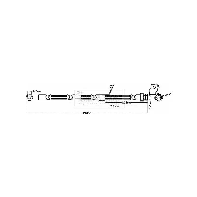 Flexible de frein BORG & BECK BBH8645