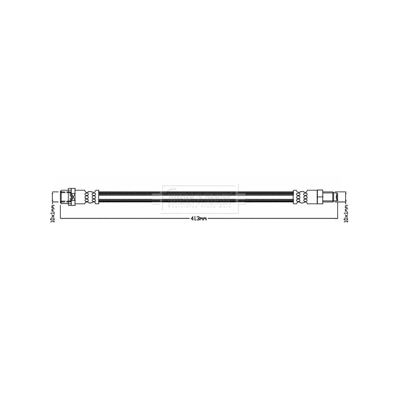 Flexible de frein BORG & BECK BBH8648