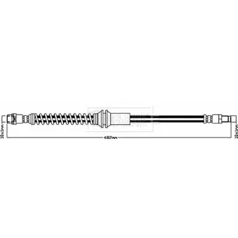 Flexible de frein BORG & BECK BBH8649