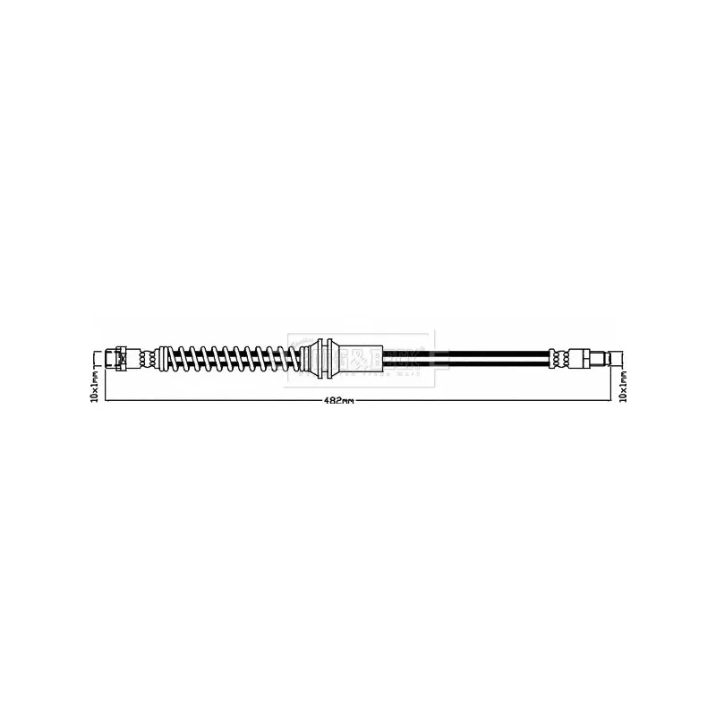 Flexible de frein BORG & BECK BBH8649